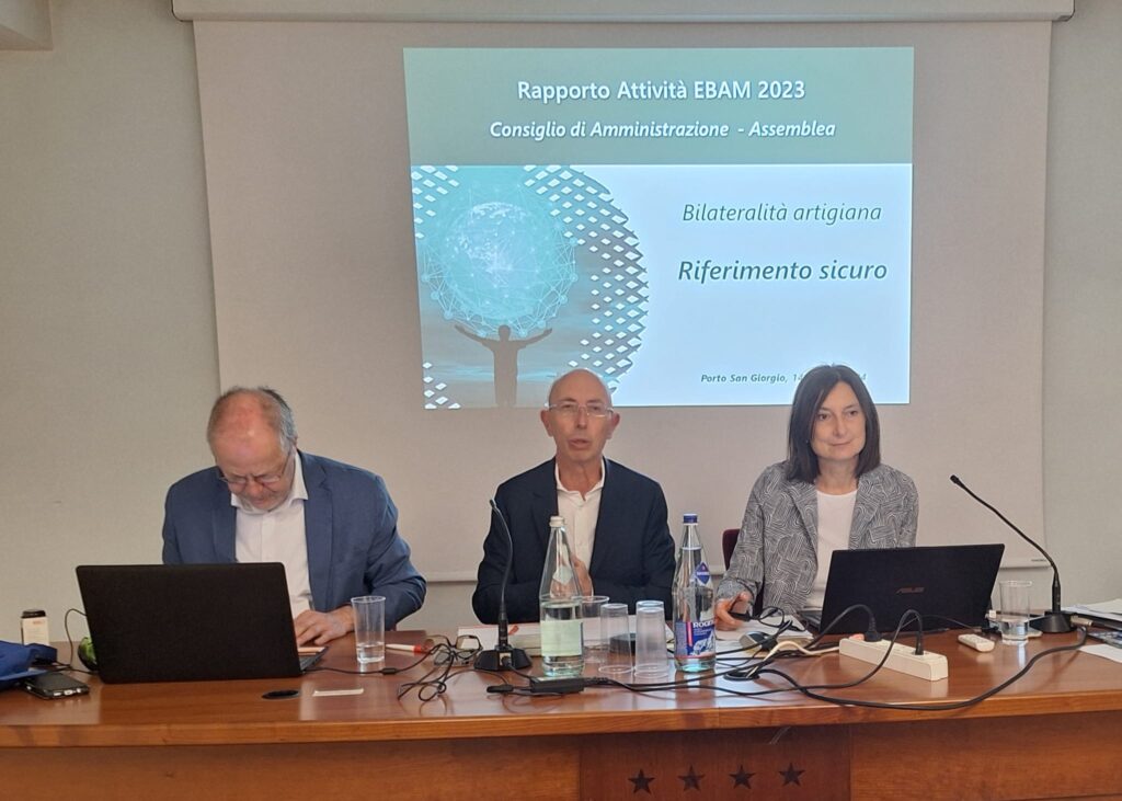 Presentato il Rapporto Ebam anno 2023. Tenuta del sistema artigianato delle Marche.